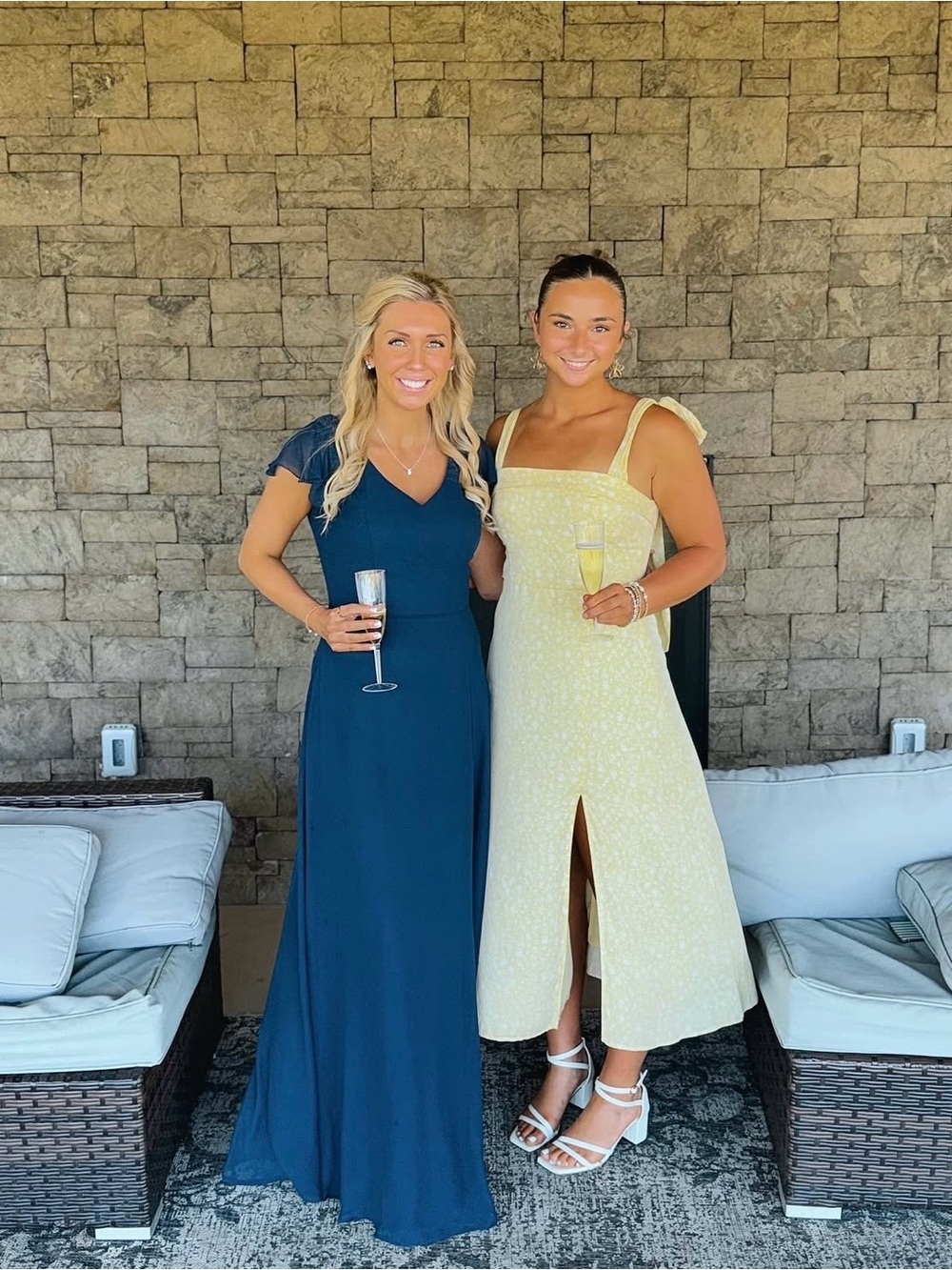 Navy bridesmaid dress